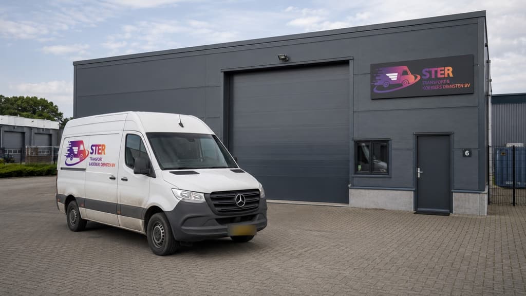 Wagenpark van Ster Transport en Koeriersdiensten